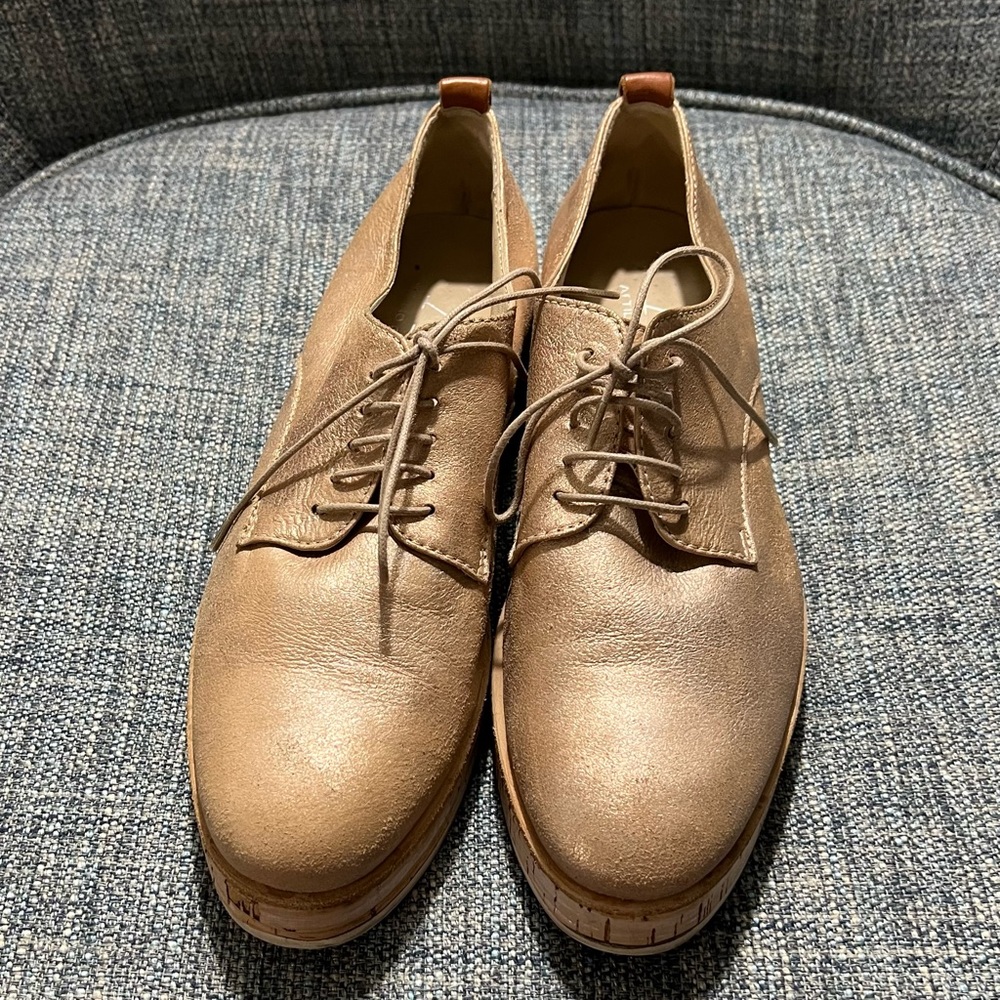 AGL 7.5 M Calfskin Tie-up EUC Oxford Italian Shoes Attilio Giusti Leombruni